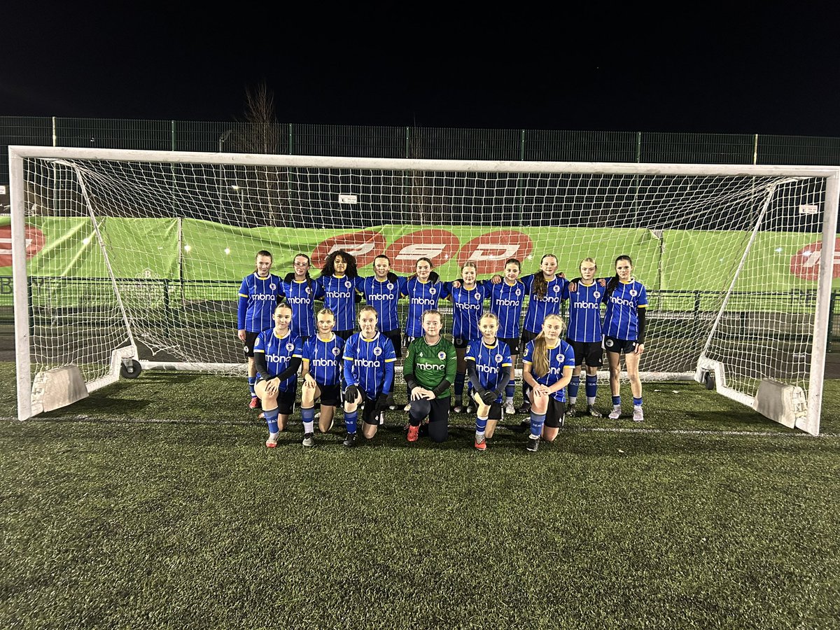 CFCGirlsPDC's tweet photo. Well done to our U15s last night 👏
Brilliant to see our U14s and U15s combining for a strong fixture against St Helens County FA U15s.
Some fantastic football on display and a great team performance all round 💙⚽ https://t.co/3Y2v6dgrpd