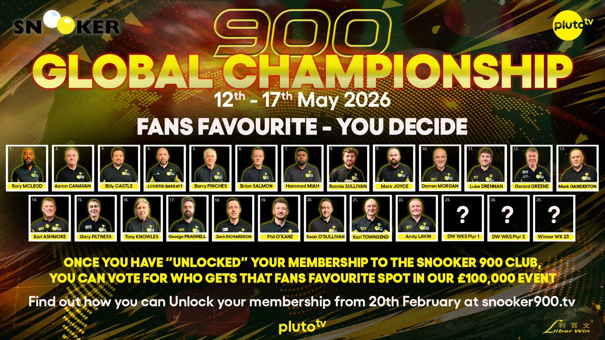 Snooker Legends tweet media