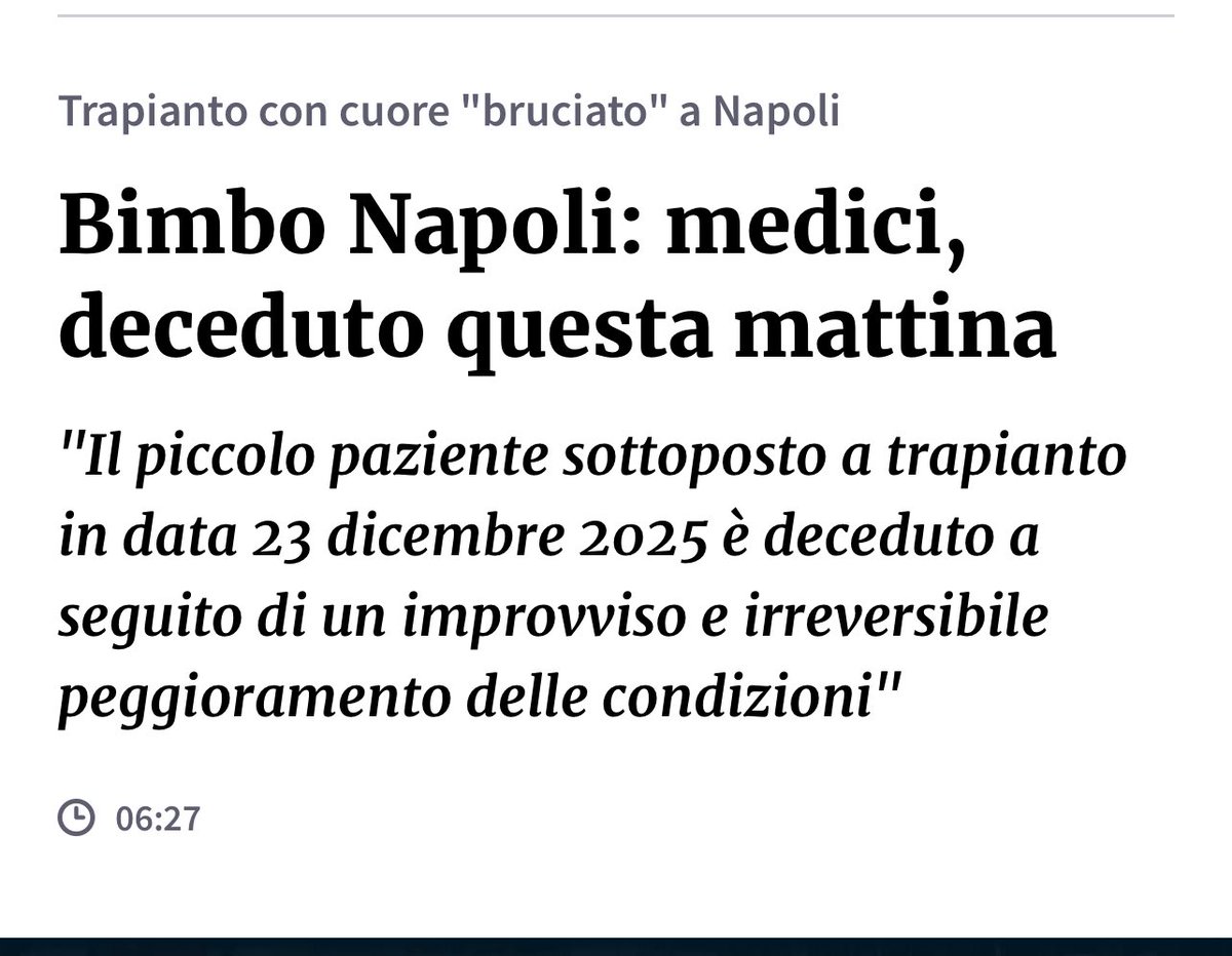 barbarab1974's tweet photo. La crudeltà di averli illusi fino all’ultimo che il bimbo potesse essere sottoposto a un nuovo trapianto dopo 50 giorni di ecmo quando era già in evidente disfunzione multiorgano. Violenza su violenza. Che schifo https://t.co/h5VZD6QR77