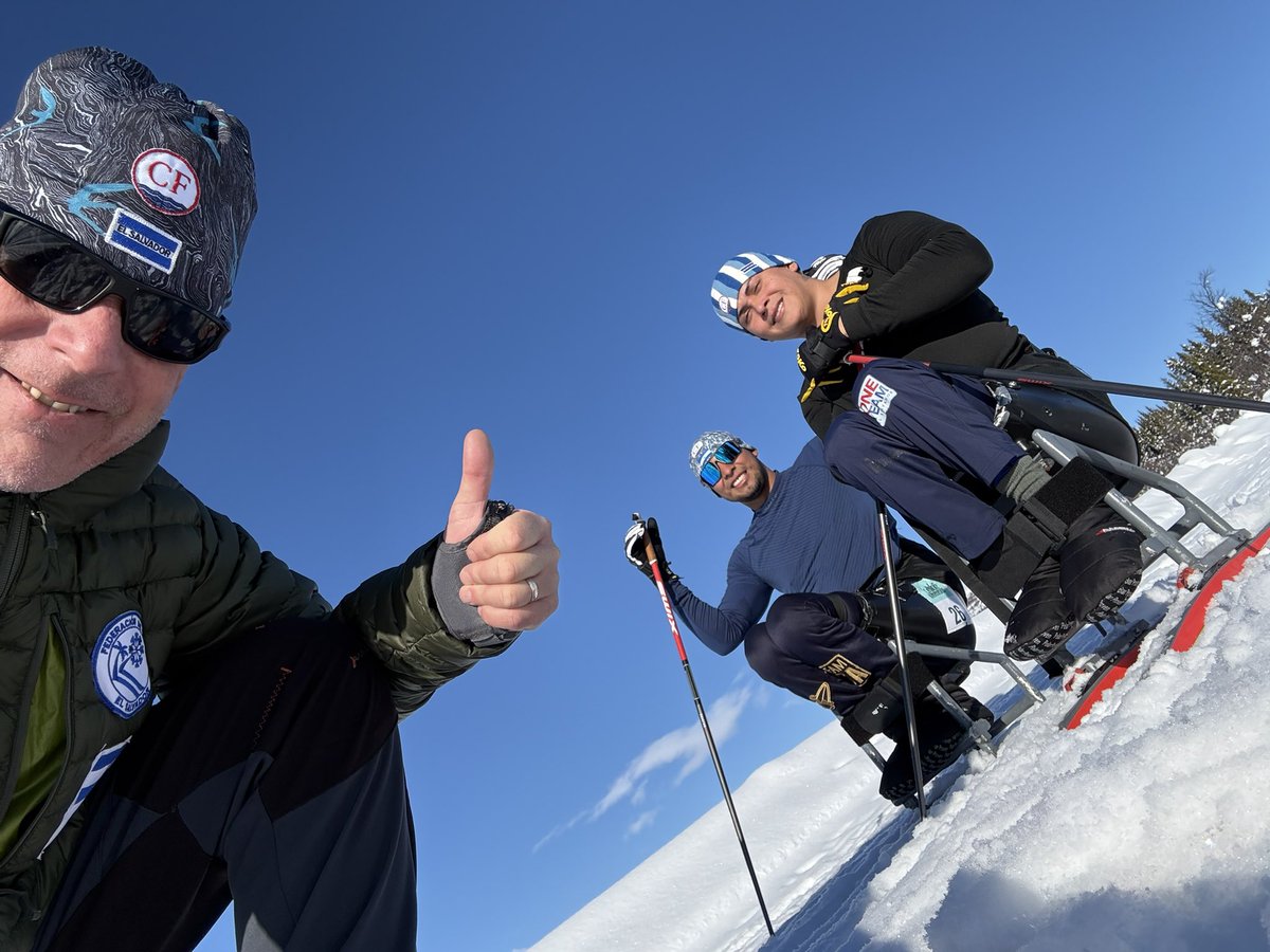 OneTeamRob's tweet photo. Good morning El Salvador… we are back in Norway on day two of skiing and everything is perfect!
@oneteamsv @indeselsalvador #copesa 🇸🇻♿️❄️❄️❄️❄️❄️❄️
@Paralympics @amparalympics 🇸🇻🇳🇴 https://t.co/WMTeeK8o3B