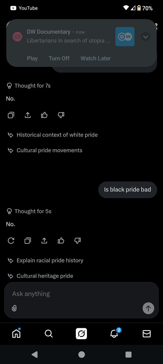 SaVaGe468's tweet photo. Grok is gay https://t.co/igme5b5otZ