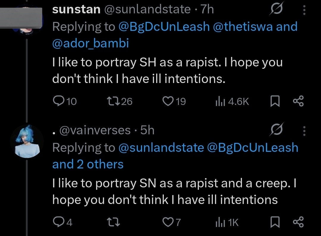 ftalsunoo's tweet image. report and block these weirdos wtf is wrong w you ppl???  yall are so fcking sick in the head to say things like that ????? report and block  

🚫 x.com/sunlandstate
🚫x.com/vainverses 
🚫 x.com/stfushitnoo
🚫 x.com/yesforpussy