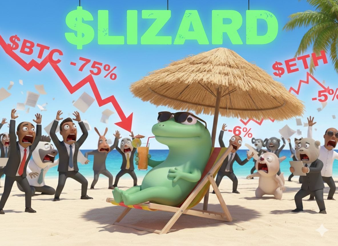 TheLizardCoin's tweet image. $LIZARD isn't just a coin 

It's a movement built on the narrative of patience and being calculative 

When others dump on the bear season you hold 

When others hold on the bull season you take your profit 

We don't follow the hype 

All our moves are well calculated