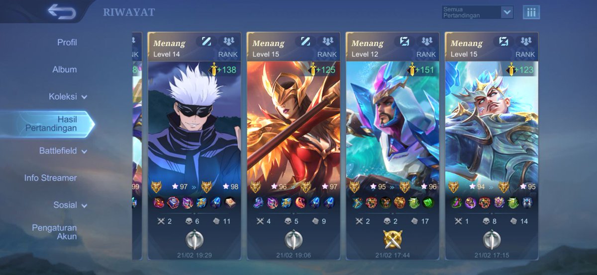 Testi joki gendong 5★ glory full ws🥰 , yang mau joki atau jokgen bisa langsung dm atau wa ada di bio! #zonauang #zonajajan