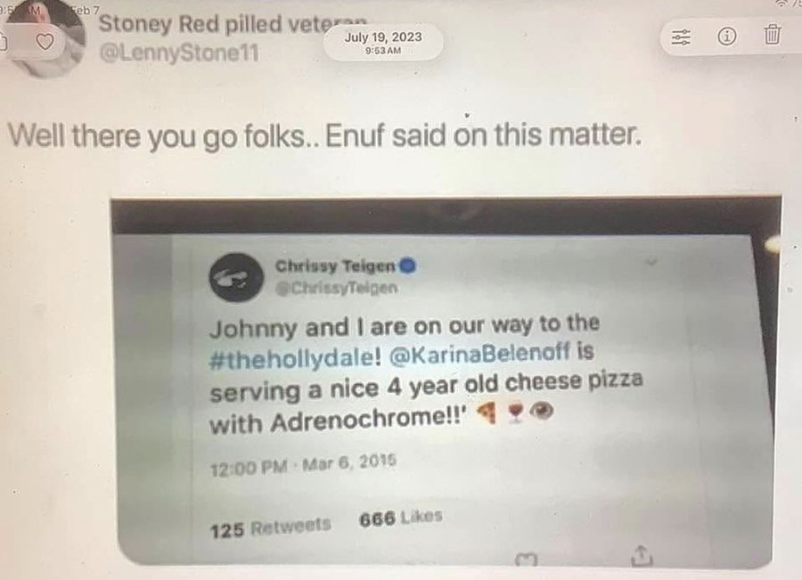 7777evren's tweet photo. Gaziantep Büyükşehir Belediye Başkanı Fatma Şahin'e, Hollywood pedofili çifti Chrissy Teigen ve kocası John Legend'a gönderilen ve üzerinde spiral şeklinde fıstıklar yerleştirilmiş olan baklavayı, üzerinde taşıdığı sembol kolyeyi, antepte kaybolan çocukları
soran oldu mu?

#KayıpÇocuklarNerede #EpsteinFiles #Epsteindosyaları