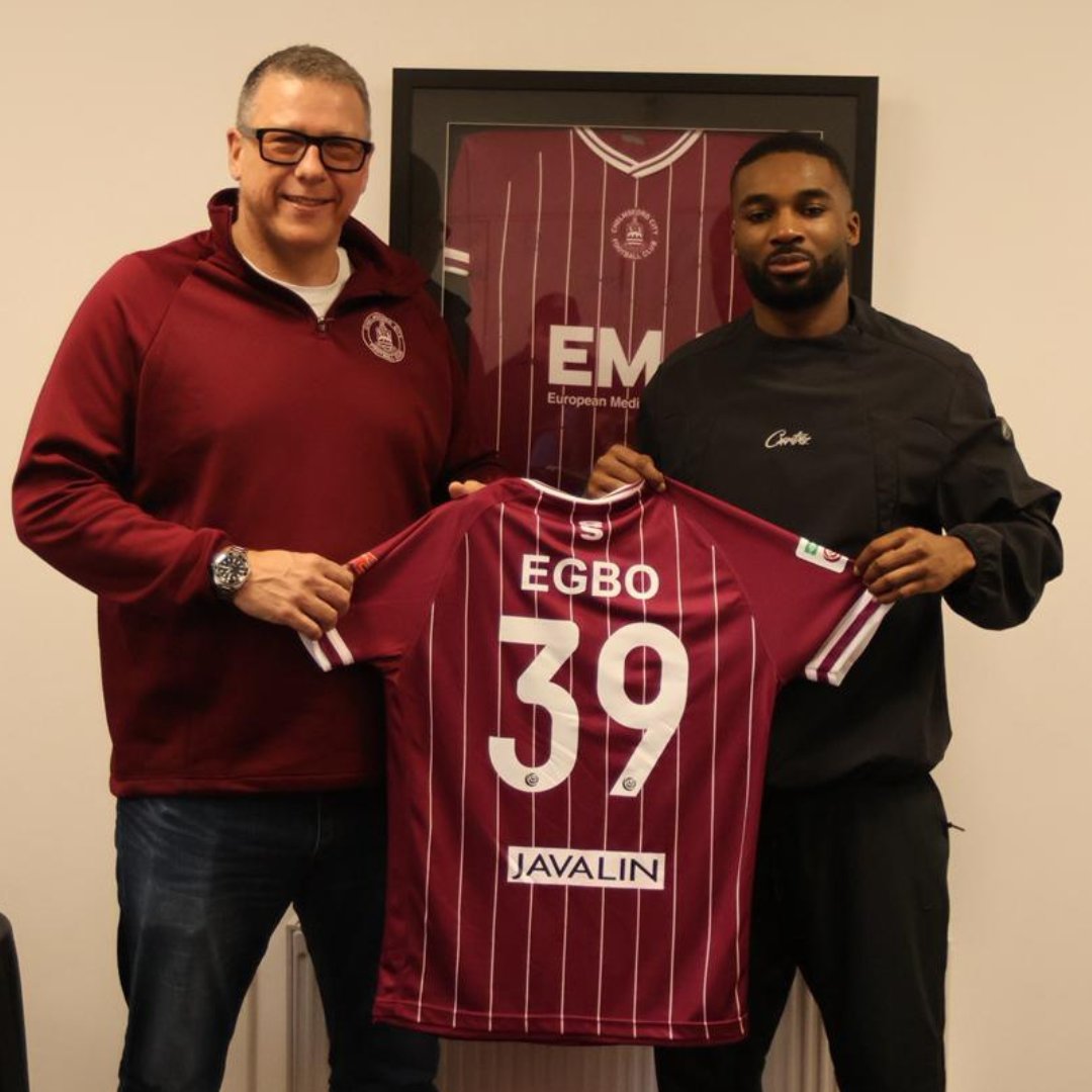 OfficialClarets's tweet photo. We are delighted to announce the signing of former Colchester United defender Mandela Egbo.

#ClaretsTogether
