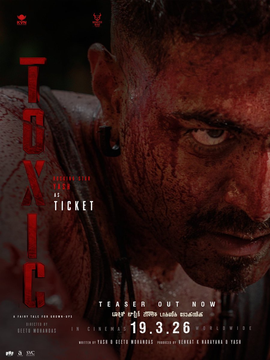 AmanDeepWalia2's tweet photo. T-858 ‘Ticket to Hell’unveiled: Yash’s new clean-shaven avatar in Toxic: A Fairy Tale For Grown-Ups sparks strong double-role intrigue. 🔥#ToxicTheMovie
#ToxicOn19thMarch
@TheNameIsYash
#Nayanthara @advani_kiara @humasqureshi @rukminitweets #TaraSutaria #GeetuMohandas @RaviBasrur https://t.co/kpBaFiMgDF