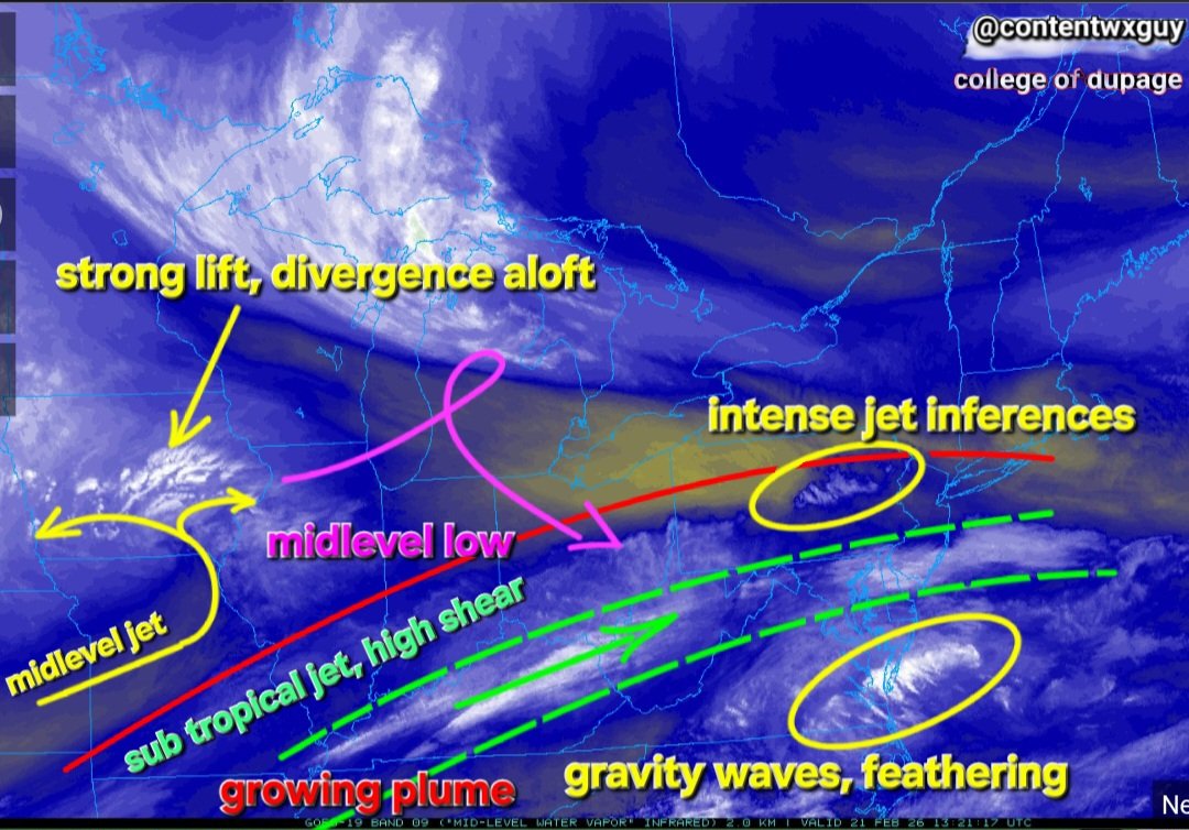More and more hints arise to the ripe and eager nature of the atmosphere.
A lot of support for intense vertical lift and venting of that lift. Very high precipitation rates.