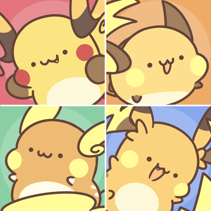 ライチュウの日に描いたけど出番がなかったイラスト。