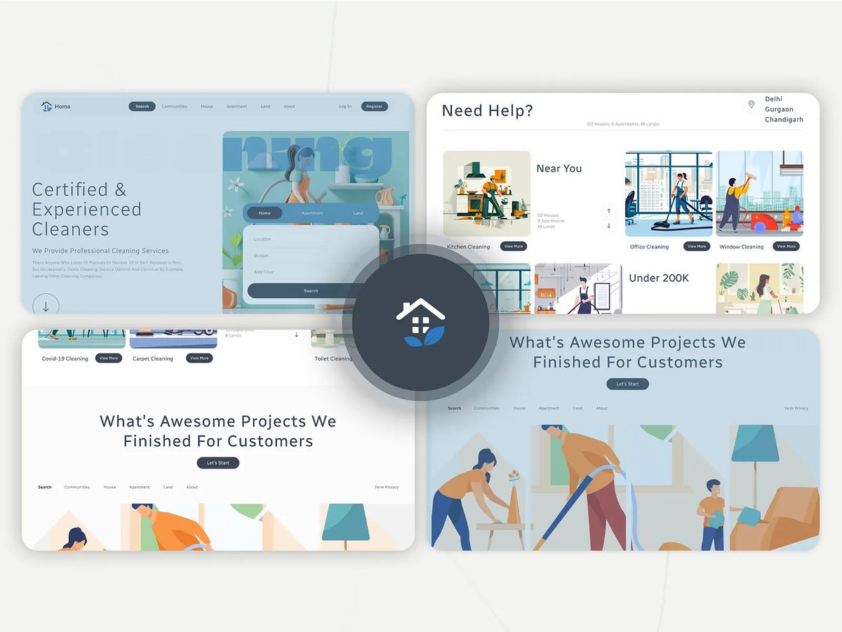 M_Creationz's tweet image. Turning trust into conversions.

This Cleaning Services website is designed to highlight certifications, experience, and easy booking — all in a clean, user-friendly layout.

Full project on Dribbble:
 dribbble.com/shots/24875626…
#UIUX #WebDesigner #SaaSDesign #BusinessWebsite