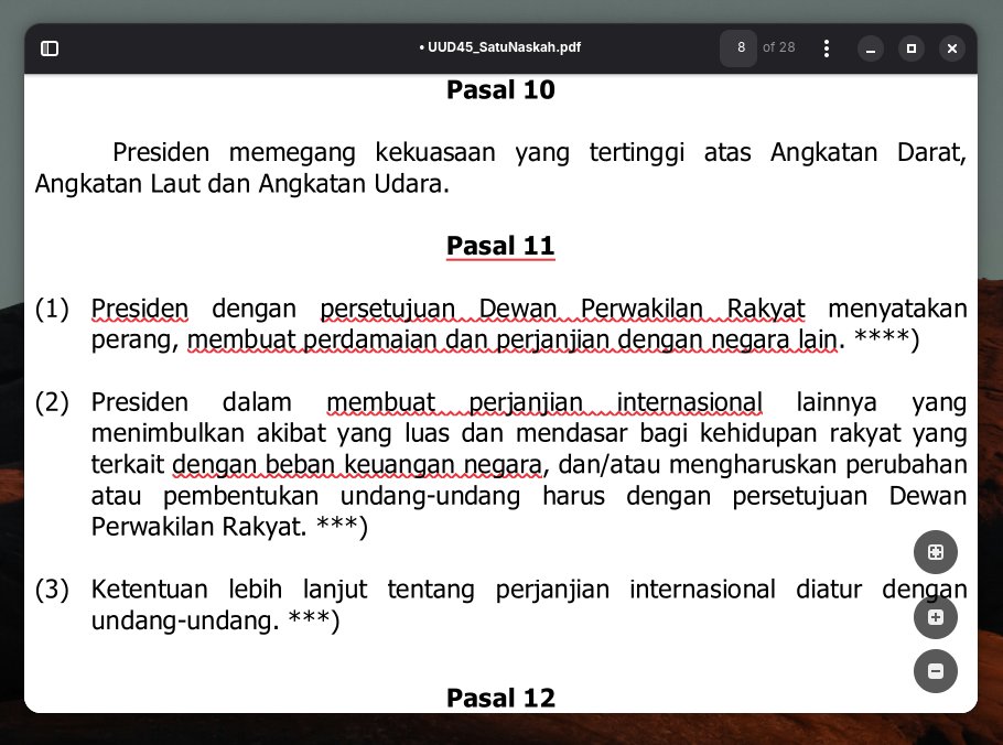 blank0429's tweet image. I'm sorry to say.. 

Bahwa dgn dibawanya Indonesia gabung dalam BoP tanpa persetujuan DPR &amp;amp; dikeluarkannya sejumlah uang (hampir 17 T) yg jadi beban keuangan negara maka ...

Pak @prabowo &amp;amp; 𝗸𝗮𝗯𝗶𝗻𝗲𝘁𝗻𝘆𝗮 telah secara paripurna melanggar UUD 1945

peraturan.bpk.go.id/Details/101646…
_