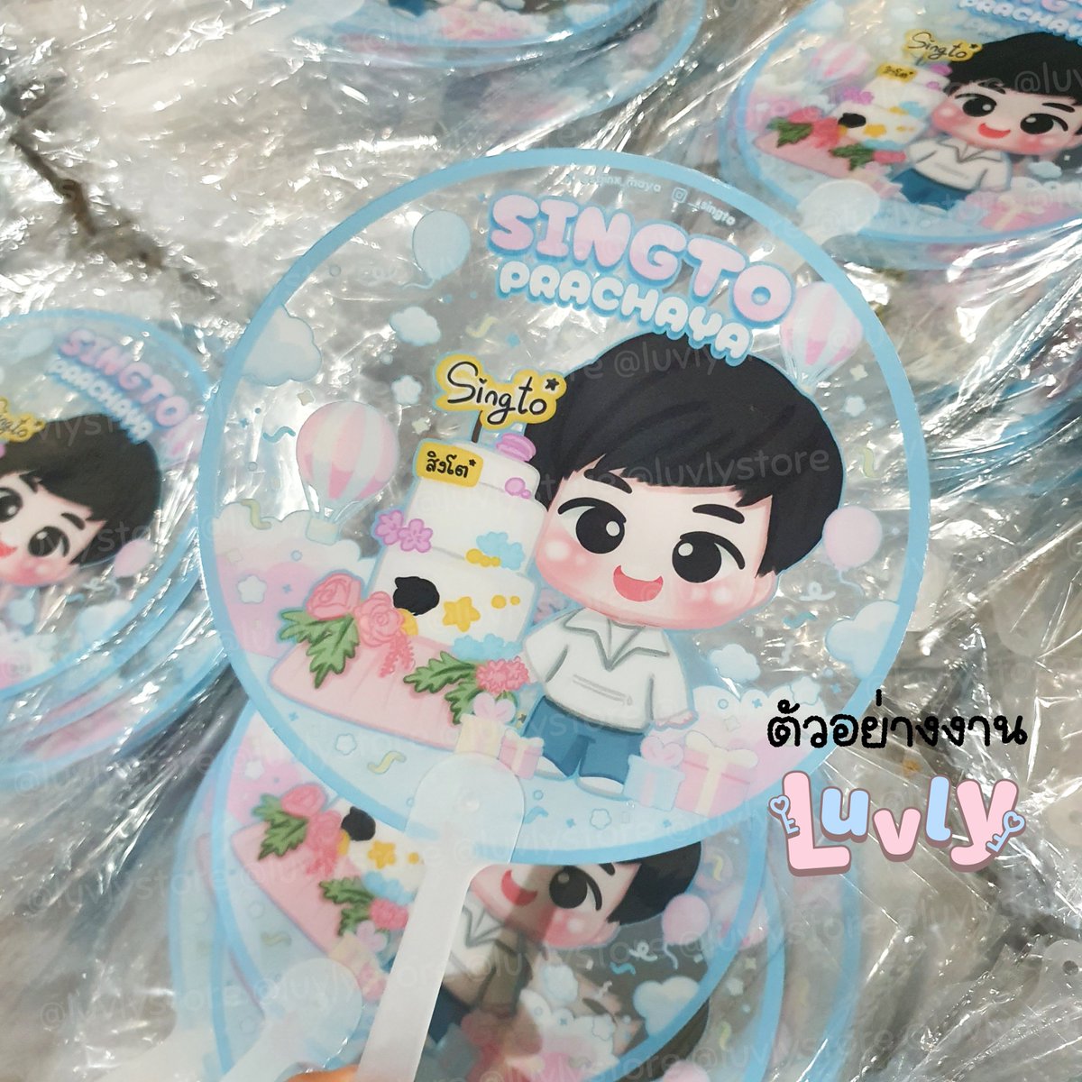 รับทำการ์ดใส / พัด / ทิชชู่🗝 luvly tweet media