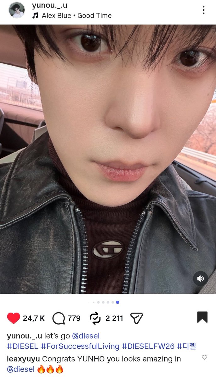 ATINYPOURYUYU's tweet photo. YUNHO really used the tagg @DIESEL #DIESEL #ForsuccessfullLiving #DIESELFW26 #디젤
❤️💙:https://t.co/OWFXfz9BhS https://t.co/8lrzS2aqvO