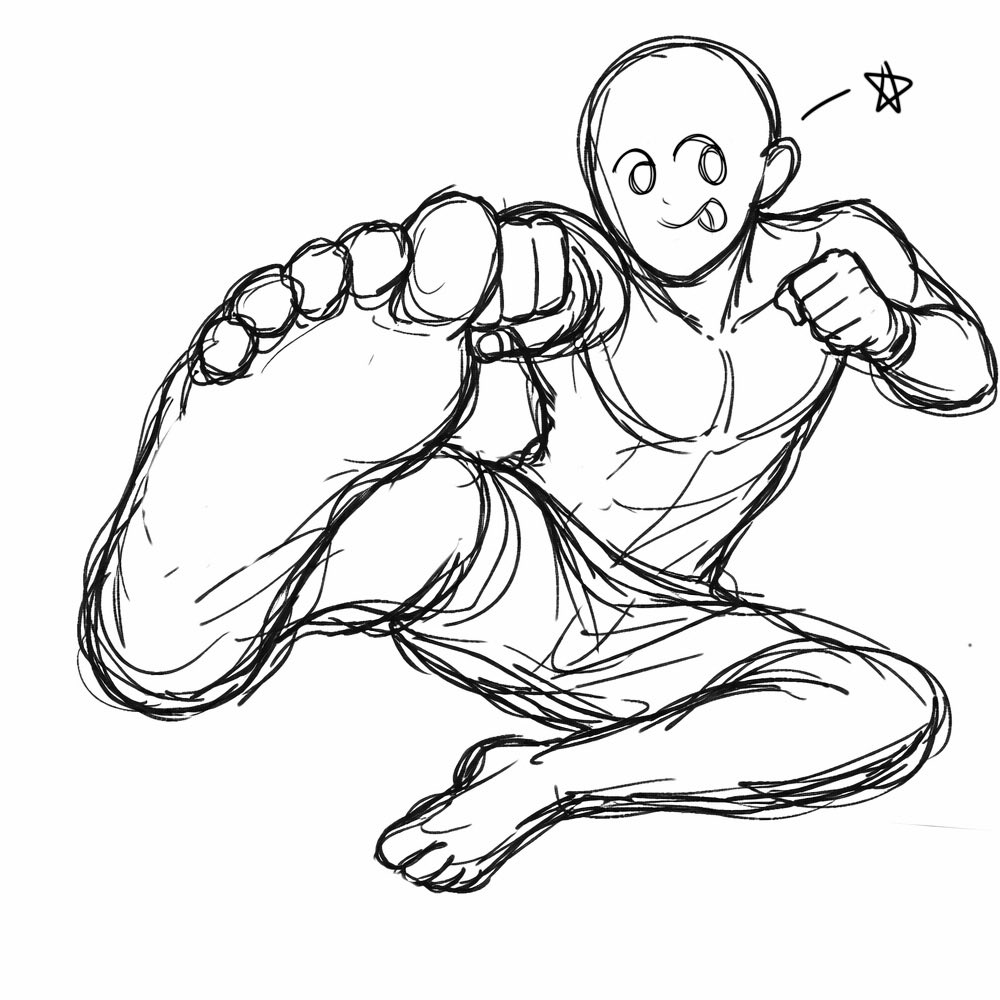 syobon055's tweet image. RT @Munfair_cheer: ここしばらく動きのある立体的な絵が描きたくて練習してる
ラフはちょっとだけ描けるようになっても線画に入ると途端に上手く描けなくなるのがツラい
#イラスト #イラスト練習中 #ラフ