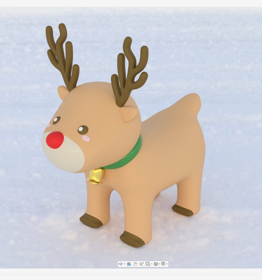 季節外れのトナカイ #autodeskfusion