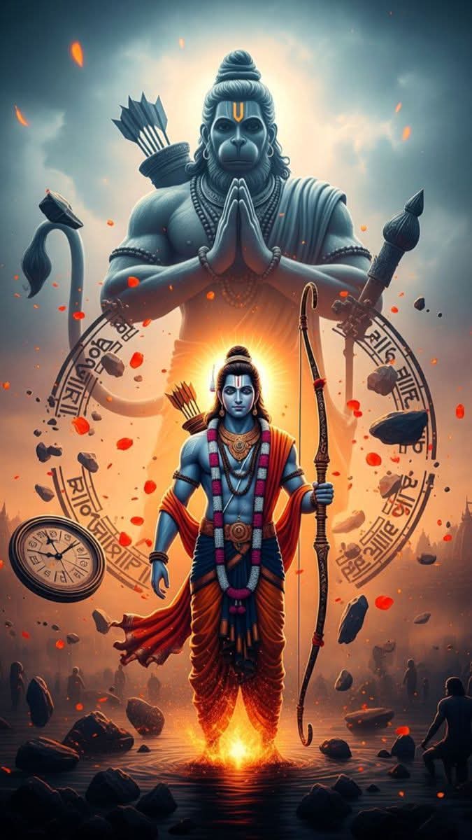 ॐ नमो हनुमते रुद्रावताराय सर्वशत्रुसंहारणाय।
सर्वरोग हराय सर्ववशीकरणाय रामदूताय स्वाहा॥
#जयश्रीराम 🌹 📿
#जयहनुमान   #शुभ_संध्या