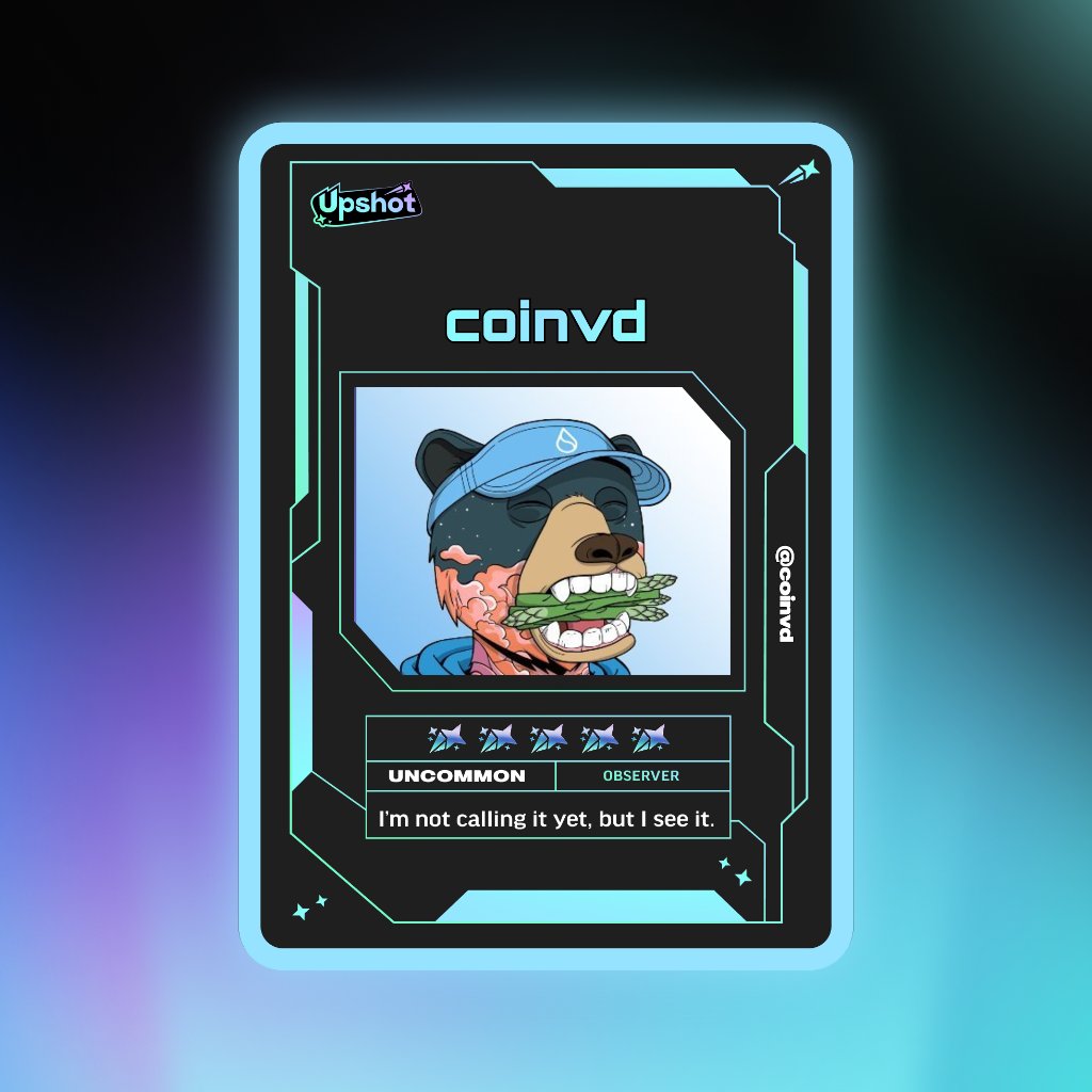 coinvd's tweet photo. Just ripped my Predictor Card!

Ready to claim instant cash prizes, free packs and more.

Welcome to Prediction Play on @upshot_cards

Your turn
https://t.co/tYt7rOxDPS https://t.co/ZsFm4EdvJh