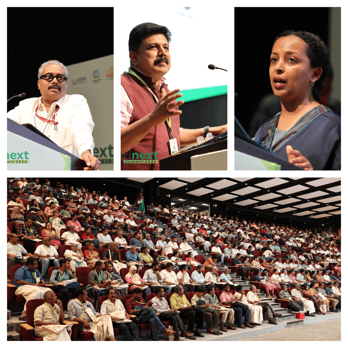 keraprojet's tweet image. 🌱 Kerala is rejuvenating its Agri-ecosystem with tech! 

The AgriNext Summit—2026 organised by KERA Project &amp;amp; KSUM—united 1,000+ stakeholders at Kochi.
Highlights:
🤝 50 MoUs signed
🎪 70 tech stalls
🚀 Startup pitches &amp;amp; expert panels
#Agriculture #KERAProject #Kerala #Startup