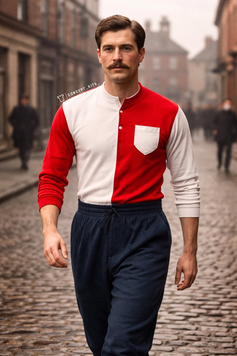 140 years ago Sunderland played in a half and half kit. My one off concept for 2026/27 season for <a href="/SunderlandAFC/">Sunderland AFC</a> 
#SAFC #SunderlandAFC #SunderlandTillIDie #RedAndWhiteArmy #HawayTheLads #Mackems #BlackCats #Wearside #StadiumOfLight #SAFCLads #SAFCFans #SAFCFamily #SAFCBanter