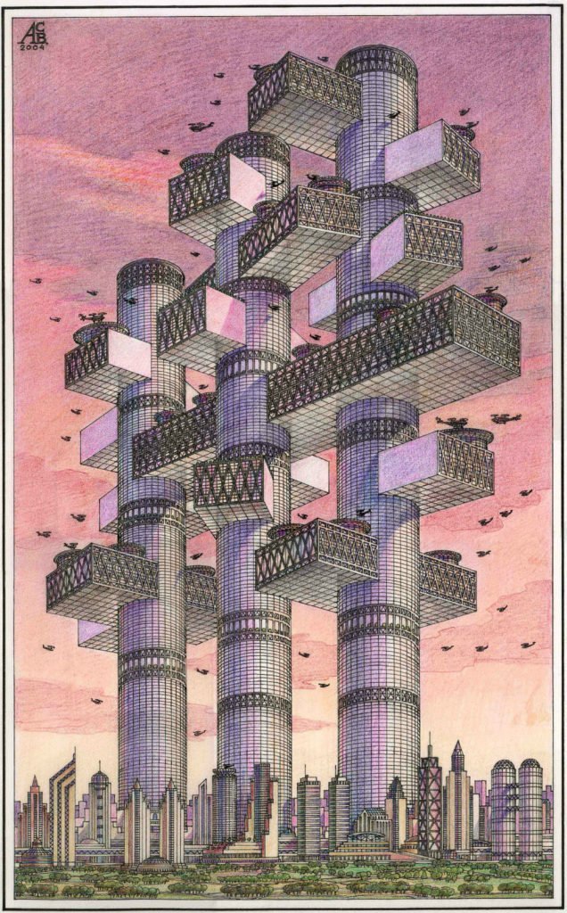 Architectural visions by Artur Skizhali-Veys (1963–2022)