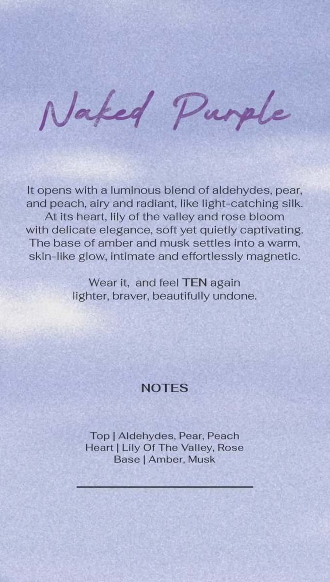 สิ่งนี้เกิดจากเมนเตนมารีวิวน้ำหอมจนแมส จนมีคนไปซื้อตามละมารีวิวต่อๆ เพราะน้ำหอมดีจริงๆ จนเป็นกระแส จนทางแบรนด์มาขอบคุณและซัพพอร์ตน้องเตนล์กลับ จนมาถึงวันนี้วันที่ทางแบรนด์คอลแลปกับเมนเตนทำน้ำหอมกลิ่นใหม่ชื่อ Naked Purple ออกมาเพราะเมนเตนอะ เริ่ดเนาะ คสพ give &amp; take กันมากอะ 😭😭