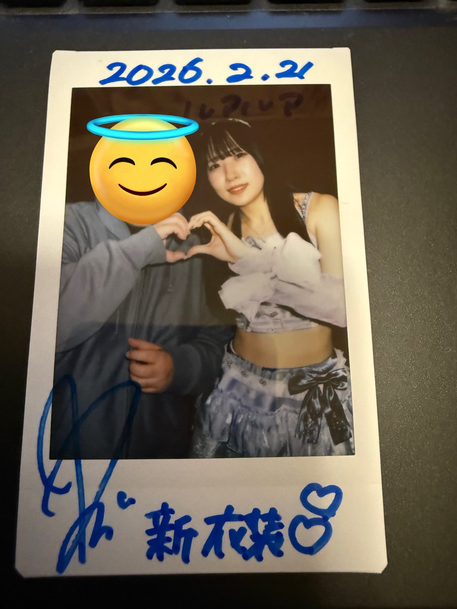 本日のチェキその1。ふゆこちゃんと。 ようやく通常衣装で撮れましたw