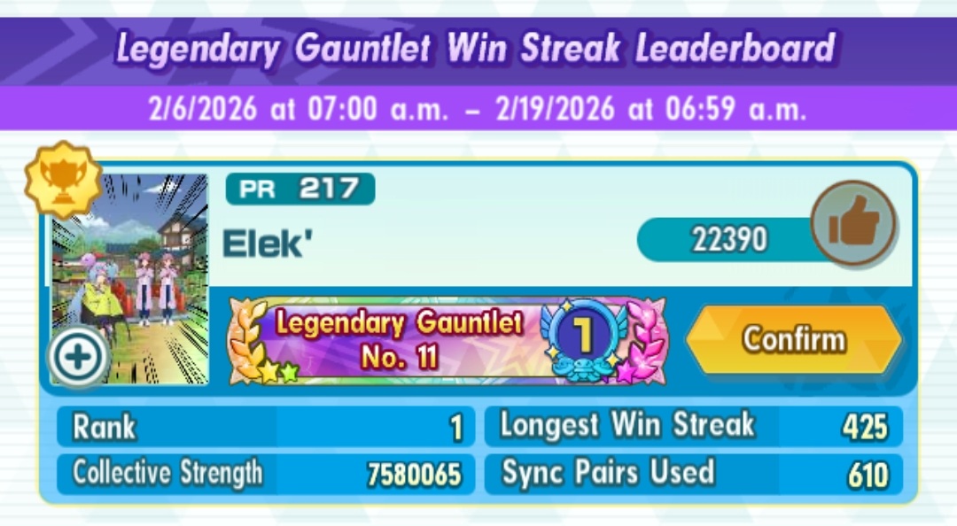 ElekNouare's tweet photo. For the 4th time, top 1!
Raikou make me lose a lot of time during the streak, I hope to not see him again anytime soon 🫠
Thank you everyone for inspiring me with your runs 👋 https://t.co/YFhFOVkXY7