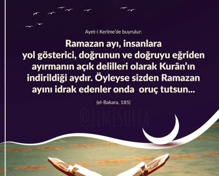 Hayırlı akşamlar arkadaşlar Allah oruçlarınızı kabul etsin inşaAllah Hamdolsun Allah'a Elhamdülillah, bereketli iftarlar olsun #duaile

#AllahuEkber☝️
#OruçTutSıhhatBul 🌴
#OruçBirKalkandır 🌿

Peygamber efendimiz (a.s)
"Ramazan geldiğinde cennet kapıları açılır." buyurmuştur.