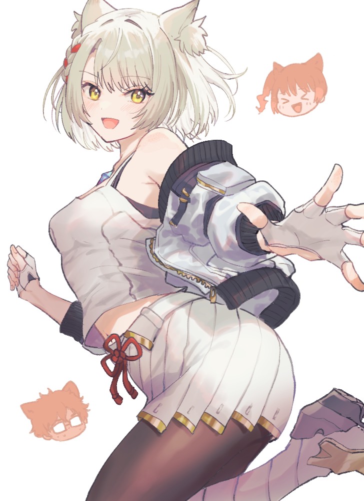 siwon0996's tweet image. RT @engawaparty: 猫の日ミオ～
withアグヌス組
#XenobladeChronicles3 
#ゼノブレイド3