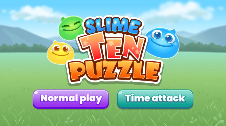 ienagatoshiyuki's tweet photo. #東京ゲームダンジョン12 に申し込み完了！

#Next2D で制作した『#SlimeTenPuzzle』で出展します！！

他2個のゲームも制作進行中🥰

#gamedev #WebGL #WebGPU https://t.co/3MMWrkmVnB