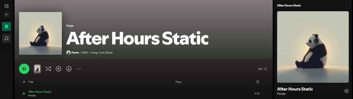 LBLofiRadio's tweet photo. If you miss real boom bap lofiโฆ
No vocals.
No gimmicks.
No TikTok edits.
Just warm vinyl textures and late-night focus energy.
โAfter Hours Staticโ is live.
Stream Pando on Spotify. ๐ง
#Spotify #art #streamer #streaming #MusicLovers #Pando #LBLR #LaidBackLofiRadio #live https://t.co/0P7p1N4I3j