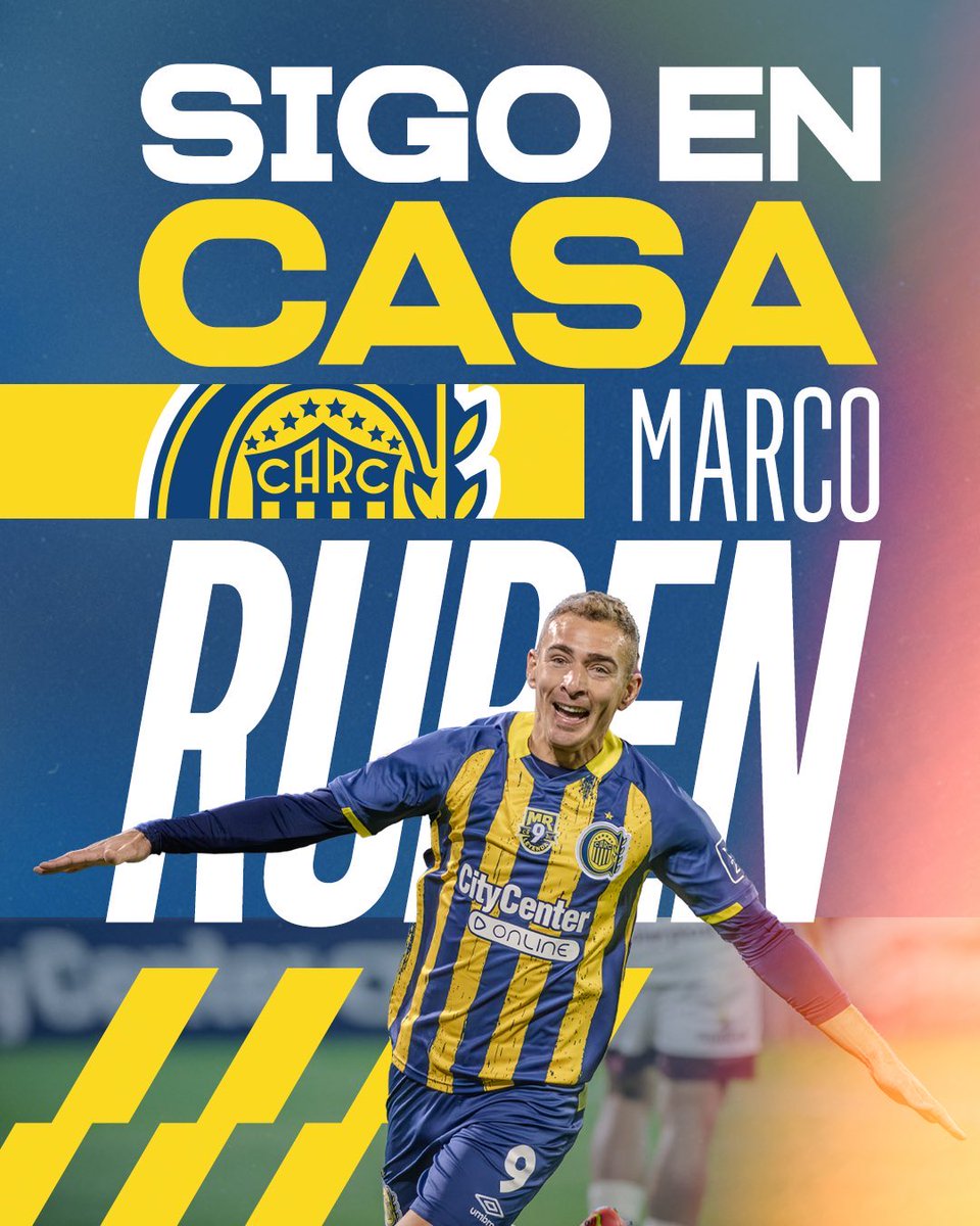 #RosarioCentral 

MARCO RUBEN SALE DEL RETIRO PARA VOLVER A ROSARIO CENTRAL 🚨

🟡🔵 El Canalla anunció en sus redes el regreso del futbolista, que había colgado los botines en diciembre de 2024

🏆 A sus 39 años, MR volverá a jugar la Copa Libertadores con Ángel Di María