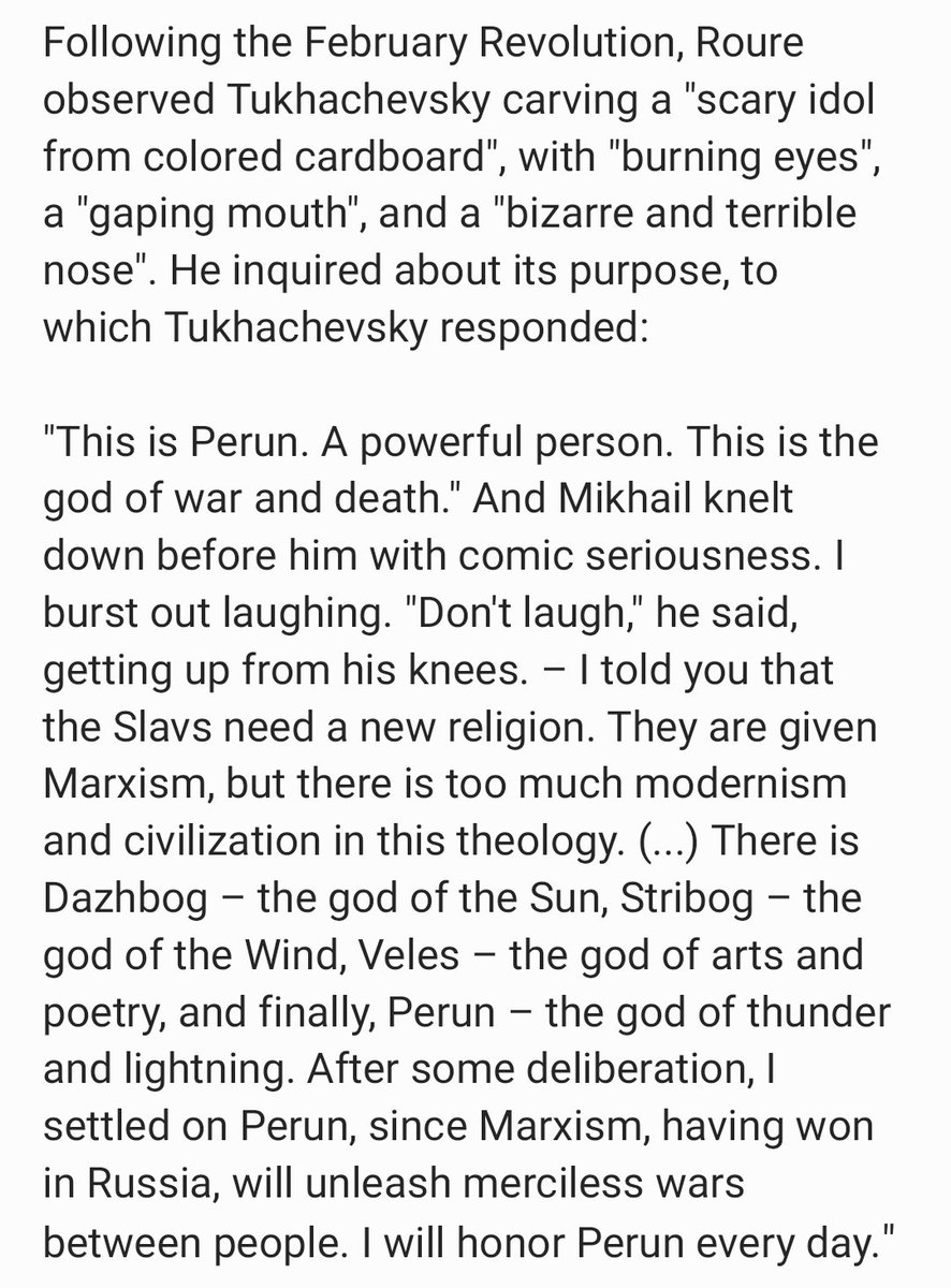 lefineder's tweet photo. "I worship Perun, god of war and death, and I'll tell ya, I get no respect." https://t.co/zLB1K5lGDC