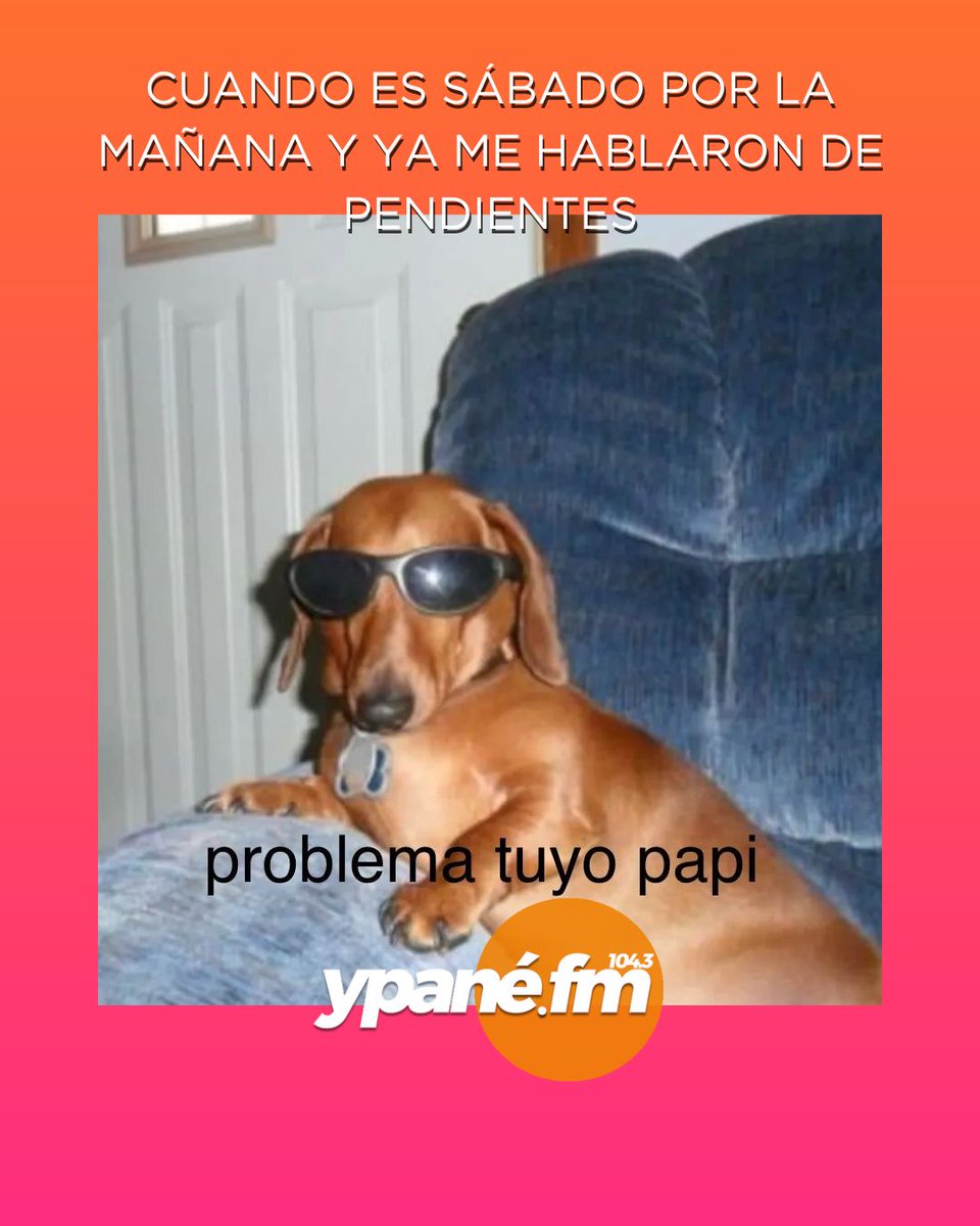 Buen día, buen día.