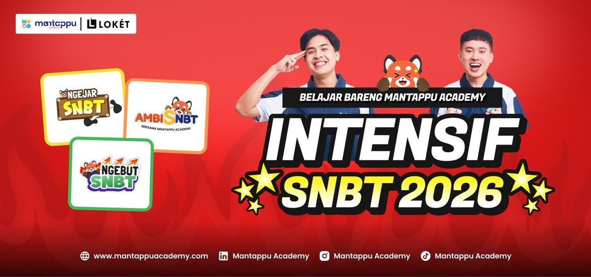 Rara ²⁵ lolos SNBT 2026 pilihan 1 tweet media