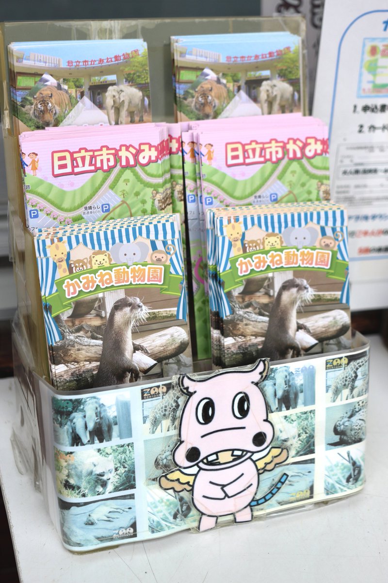 新しいパンフレットが 配布され始めていました 自身の撮った写真が載っ