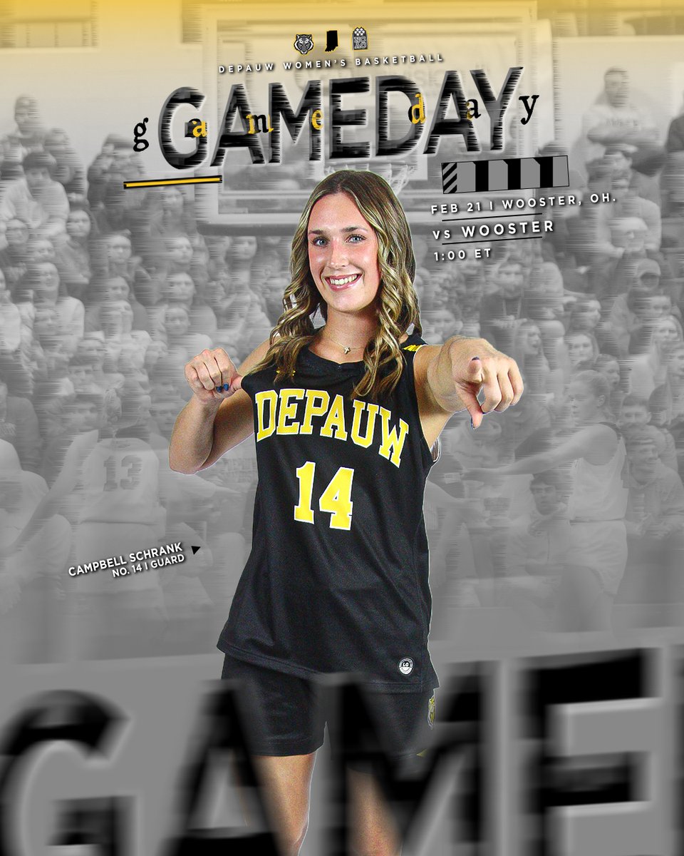 SATURDAY SHOWTIME 

🏃<a href="/depauwxctf/">DePauw XCTF</a> head to the Wittenberg Invite-racing starting at 10 AM!
🏃<a href="/depauwxctf/">DePauw XCTF</a> select Men head to NCAC combined events at Wooster!
🏀<a href="/depauw_wbb/">DePauw Women’s Basketball</a> take on Wooster at 1 PM!

#TeamDePauw #d3tf #d3hoops