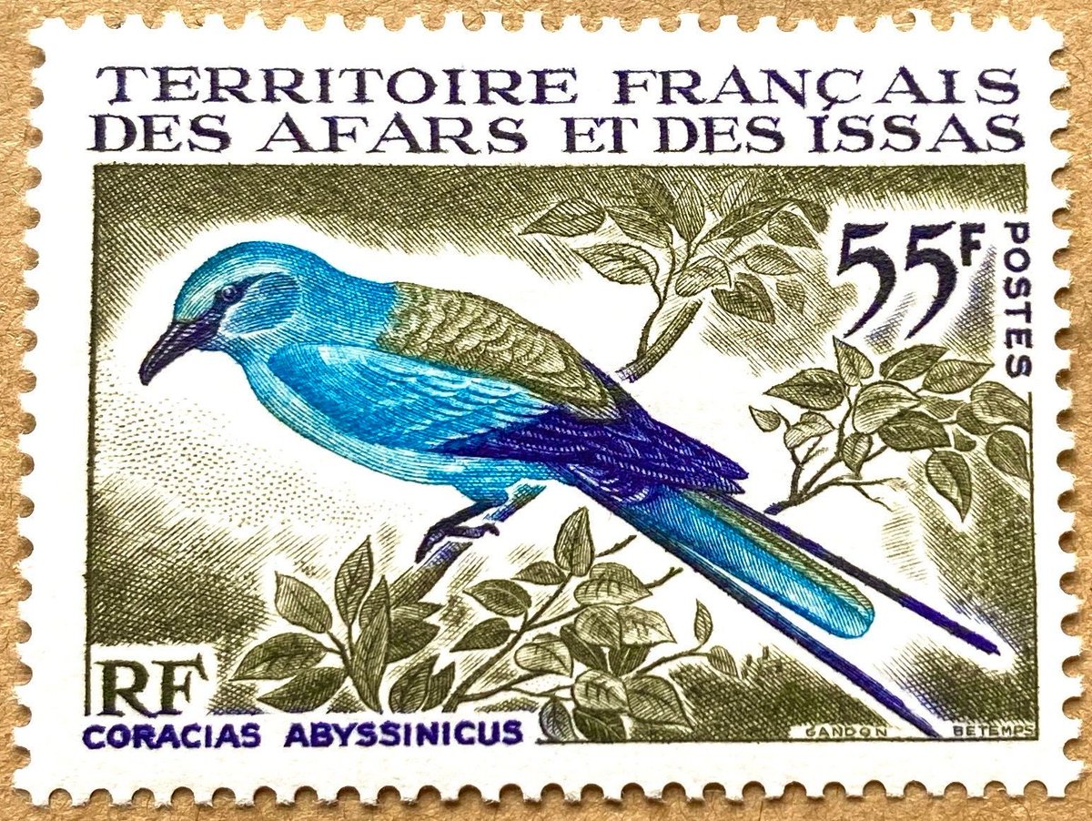 Happy weekend everyone and a trip to somewhere other than #Barbados, this time to the French Territory of Afars and Issas. A sperb line engraved stamp from a colony that would go on to become #Djibouti #stampcollecting