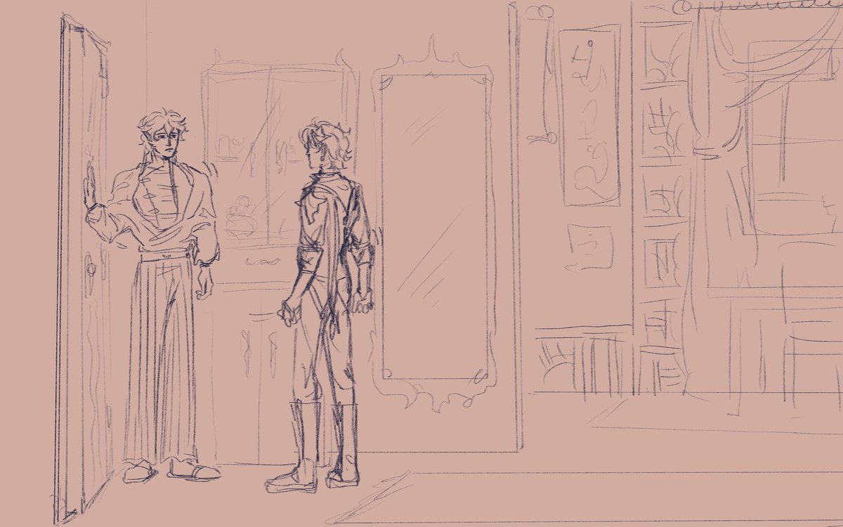 niai_ii's tweet image. …trying to continue this but i dont want to draw furniture and teacups and a house i dont want to think while draiwngn…