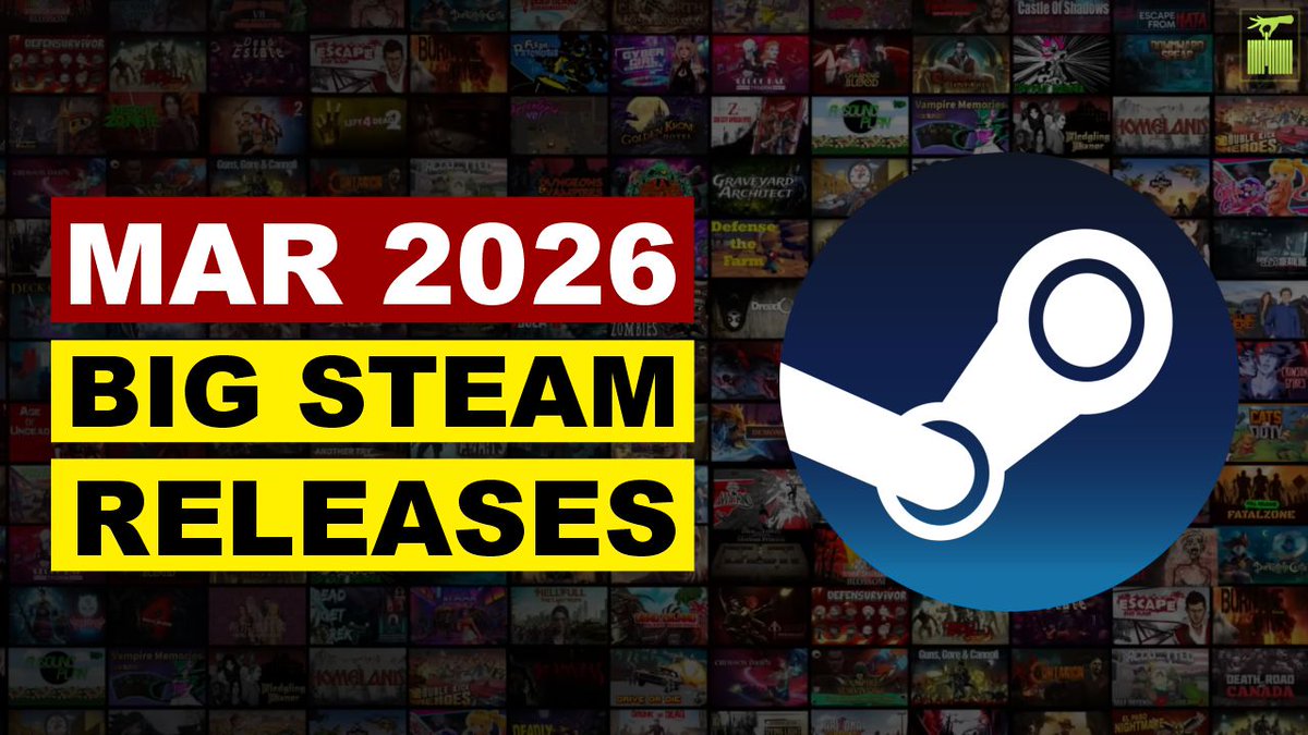 March 2026 is stacked with HUGE Steam releases!

From highly anticipated sequels to bold new adventures, We’ve broken down the Top 5 New Steam Games of March 2026 that deserve a spot on your wishlist👇

youtu.be/0fWZqxOahzo

#Steam #PCGaming #NewGames #March2026 #UpcomingGames