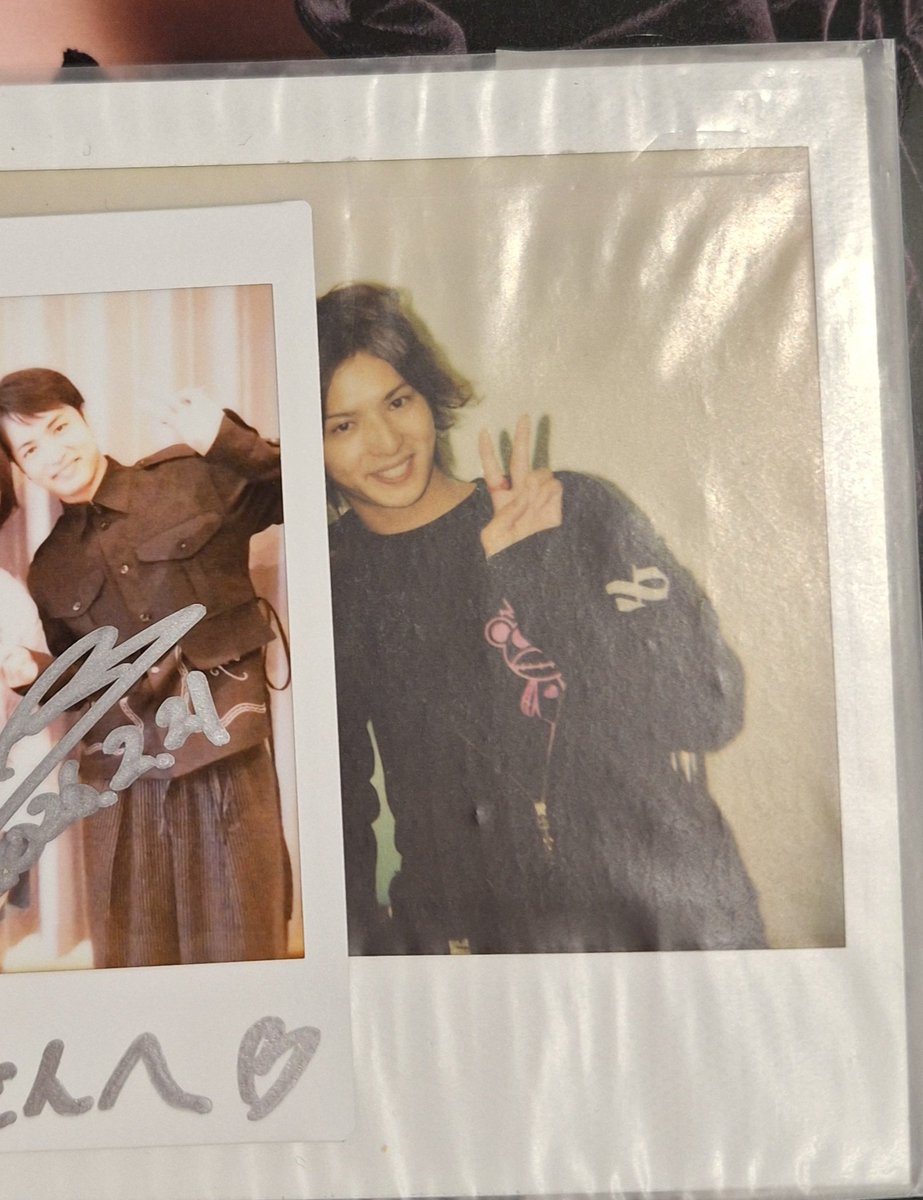 A賞のツーショットチェキ！ 宝物が増えました💕💕 人生で初めての