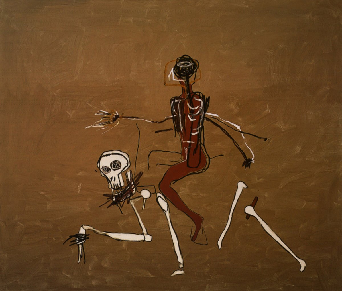 artistbasquiat's tweet photo. Riding with Death, 1988 #artbots #basquiat https://t.co/x66H80n6TO