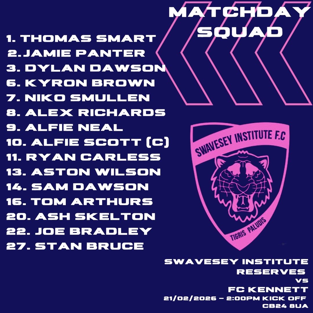 Swavesey Institute Reserves FC tweet media