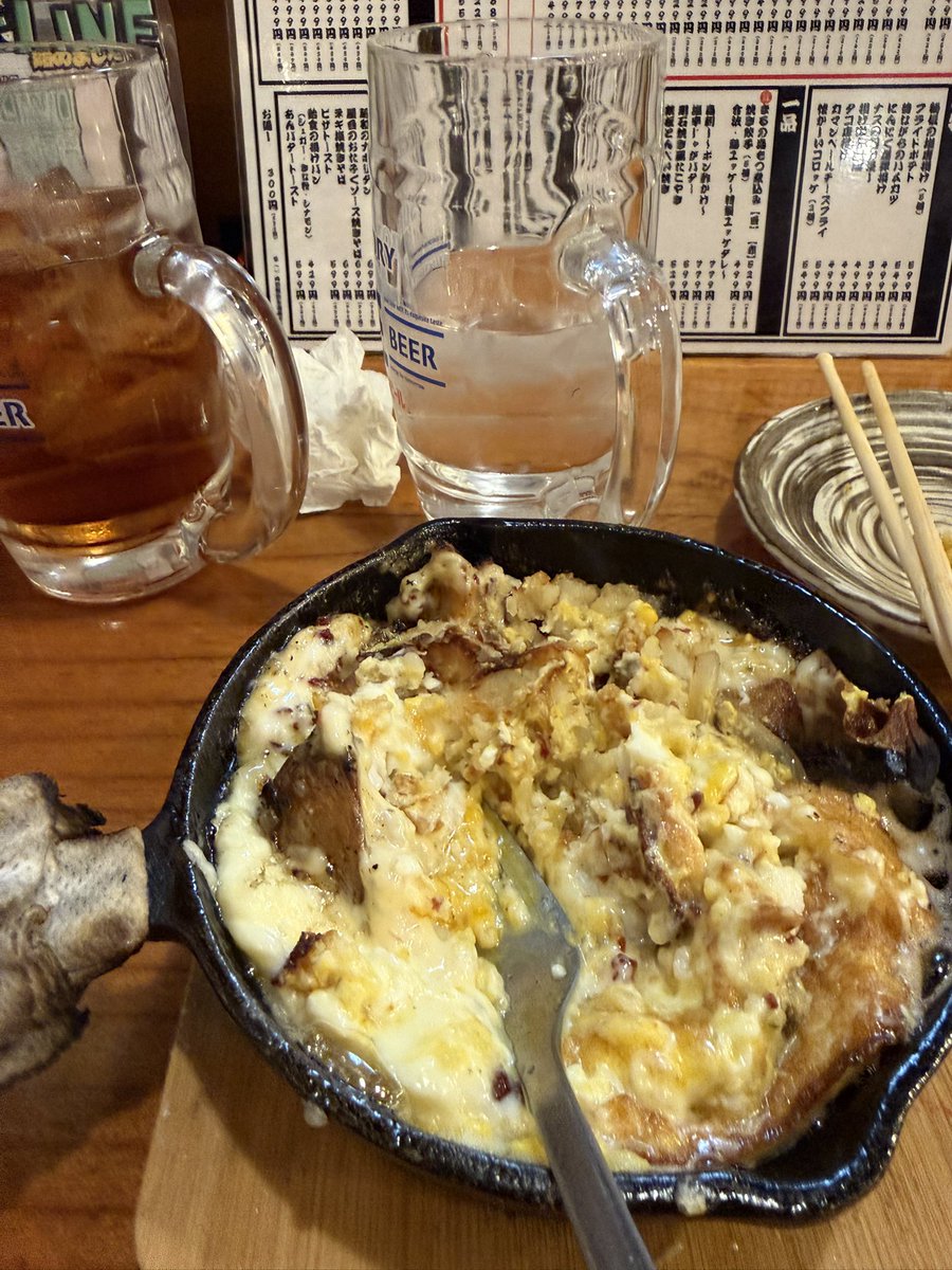 arrow_840's tweet photo. とりあえず生きてますよ、と。
ホッピーとチェイサーと熱々のポテサラと。 https://t.co/X37QyKrQEf