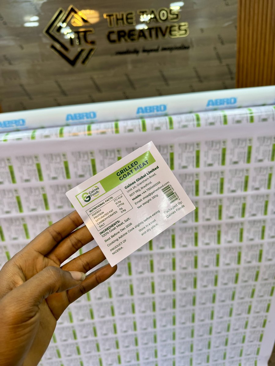 thetaoscreative's tweet image. Custom logo stickers that seal your package with style and confidence. ✨

#LogoSticker #CustomSticker #StickerPrinting #BrandedStickers