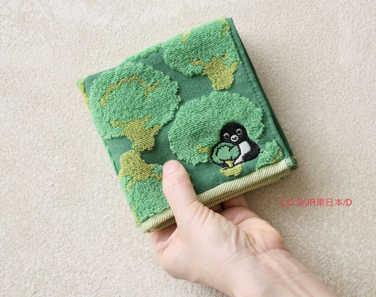 冬が旬のブロッコリー🥦。タイミングよく【もこもこハンドタオル