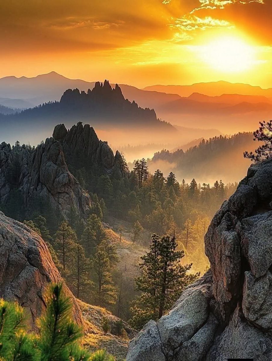 Good morning friends! The natural beauty of the Black Hills of South Dakota.  It's scenery like this that makes me homesick. We visit often since two of my kids live in Sioux Falls. Going again in May. Have a wonderful and blessed day my friends.