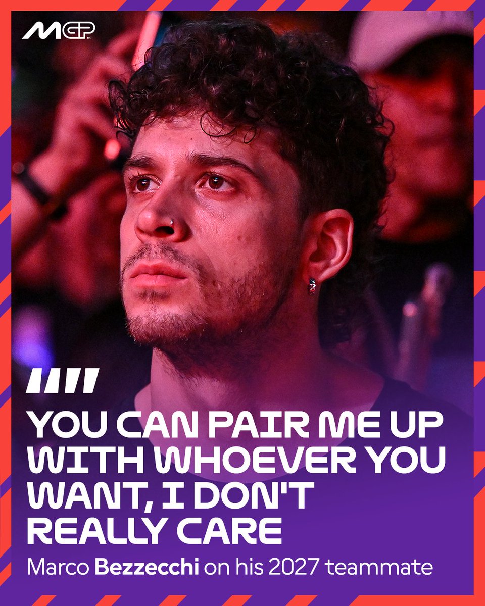 Bez is simply unfazed on who could be his teammate next year 🔥👀

#MotoGP