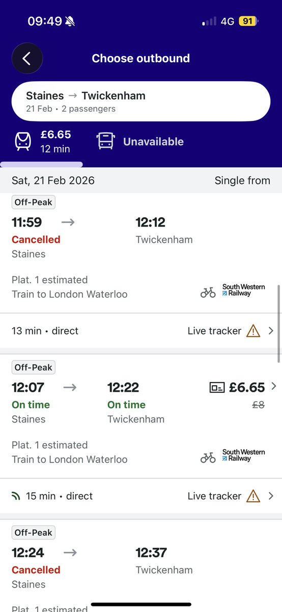 inc4ntations's tweet photo. @SW_Help Can you confirm whether these services from Staines to Twickenham are running? 11:37 and 12:07. https://t.co/orEgO47qj8