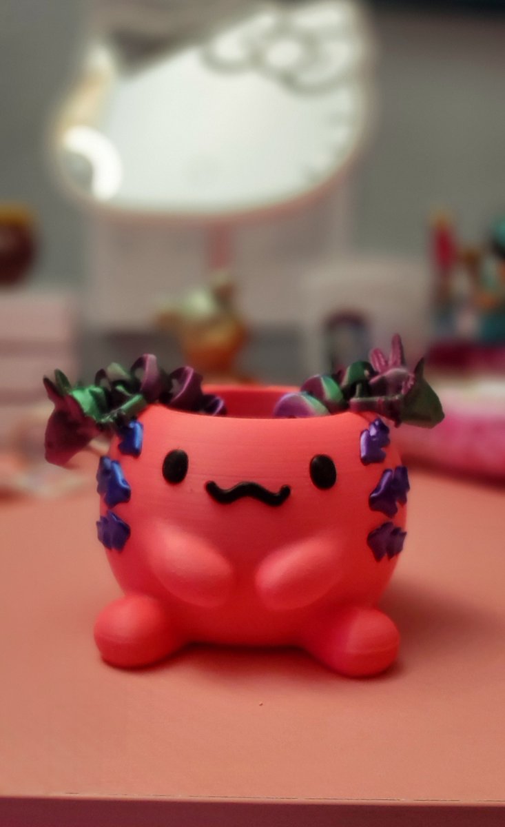 Needed somewhere to put all the #axolotls 

printables.com/model/1044518-…